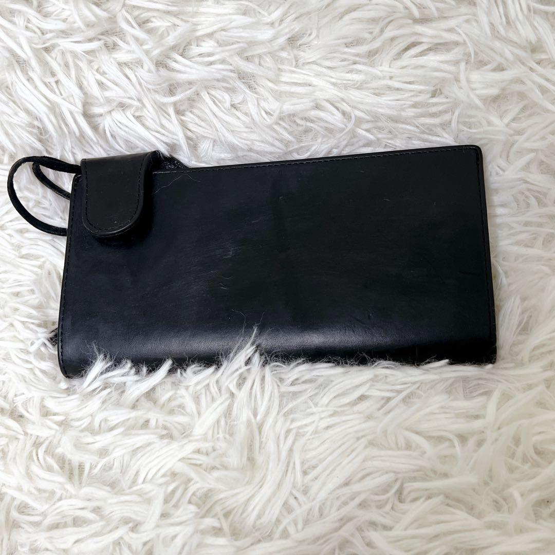 PORTER バイカーウォレット 長財布 レザー 黒 925 シルバーリング