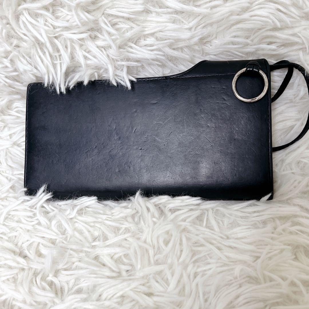 PORTER バイカーウォレット 長財布 レザー 黒 925 シルバーリング