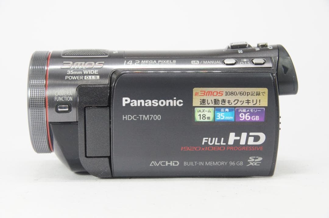 【ほぼ未使用】Panasonic ビデオカメラ HDC-TM700 ブラック