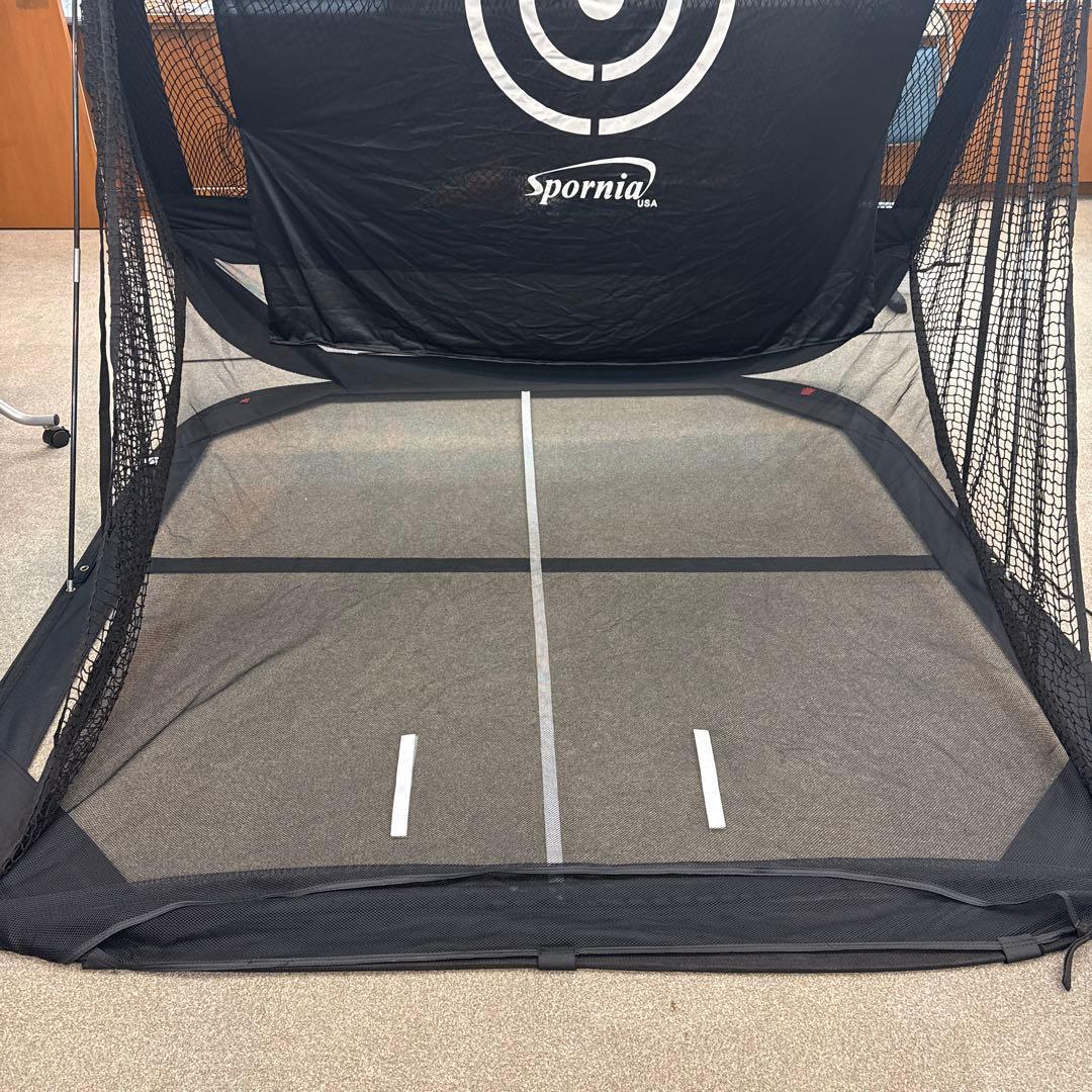 使用1回Spornia スポーニア ゴルフネット ポップアップ式 折り畳み