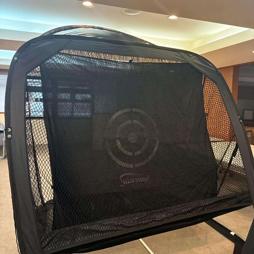 使用1回Spornia スポーニア ゴルフネット ポップアップ式 折り畳み