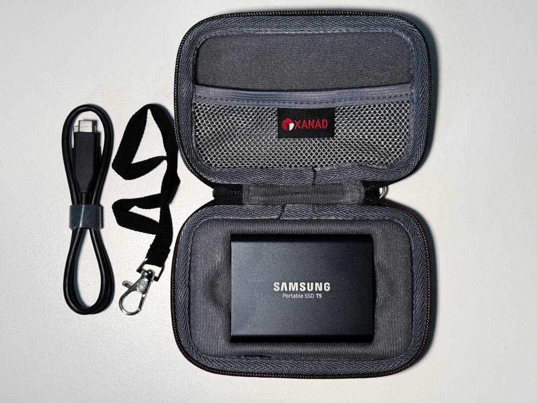 Samsung Portable SSD T5 1TB 健康診断済み ケース付き