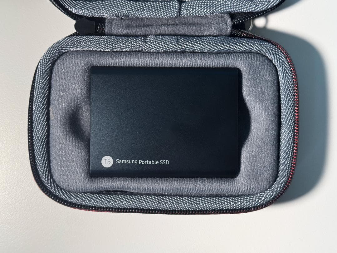 Samsung Portable SSD T5 1TB 健康診断済み ケース付き