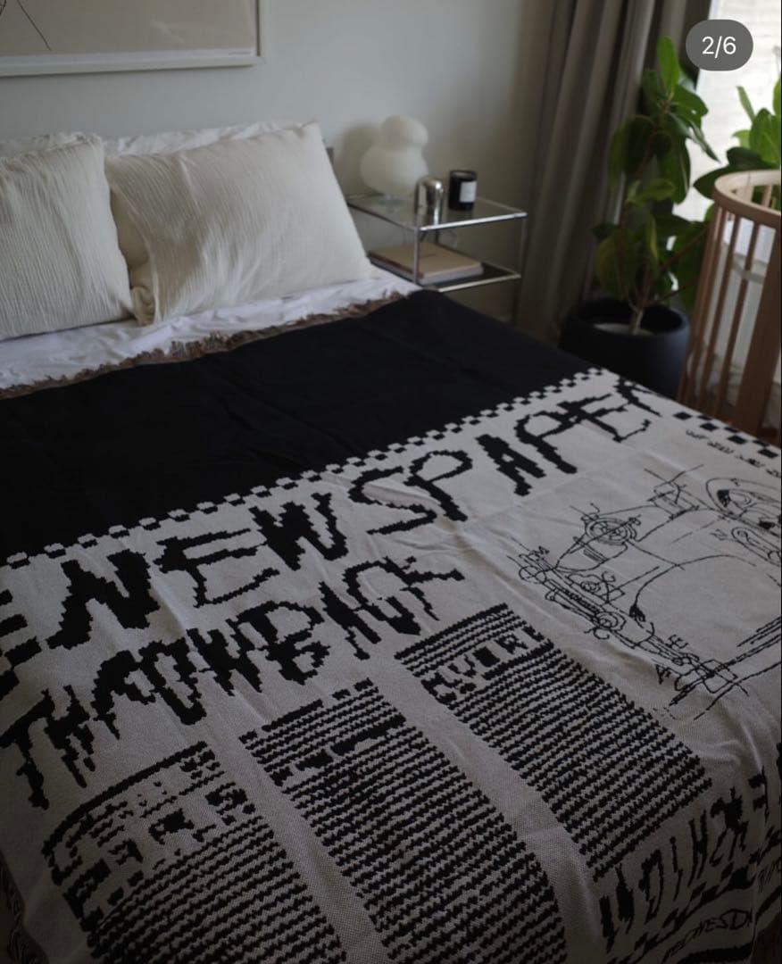 AMERI ノベルティ マルチブランケット ラグ