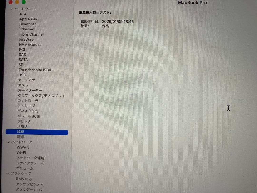MacBook本体 MacBook Pro SSD1TB 16GB