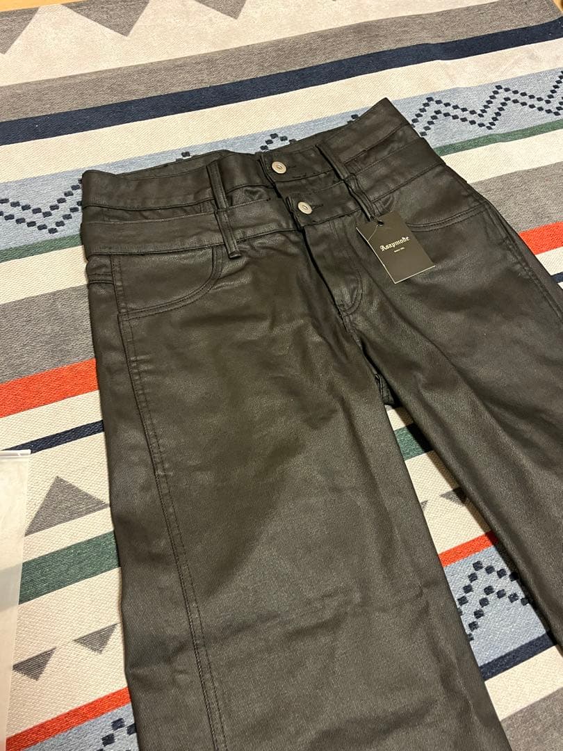 Asapmode Waxed Stacked Pants コーティング新品未使用