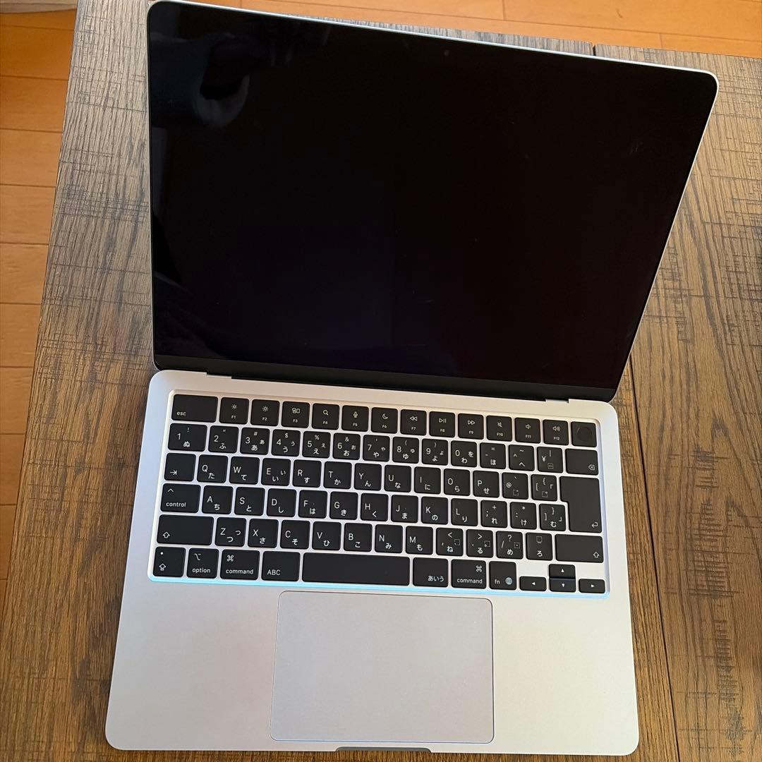 【ほぼ未使用】MacBook Air(13.8インチ・スカイブルー