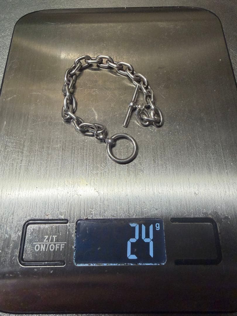 シルバー925 チェーンブレスレット　ビンテージ