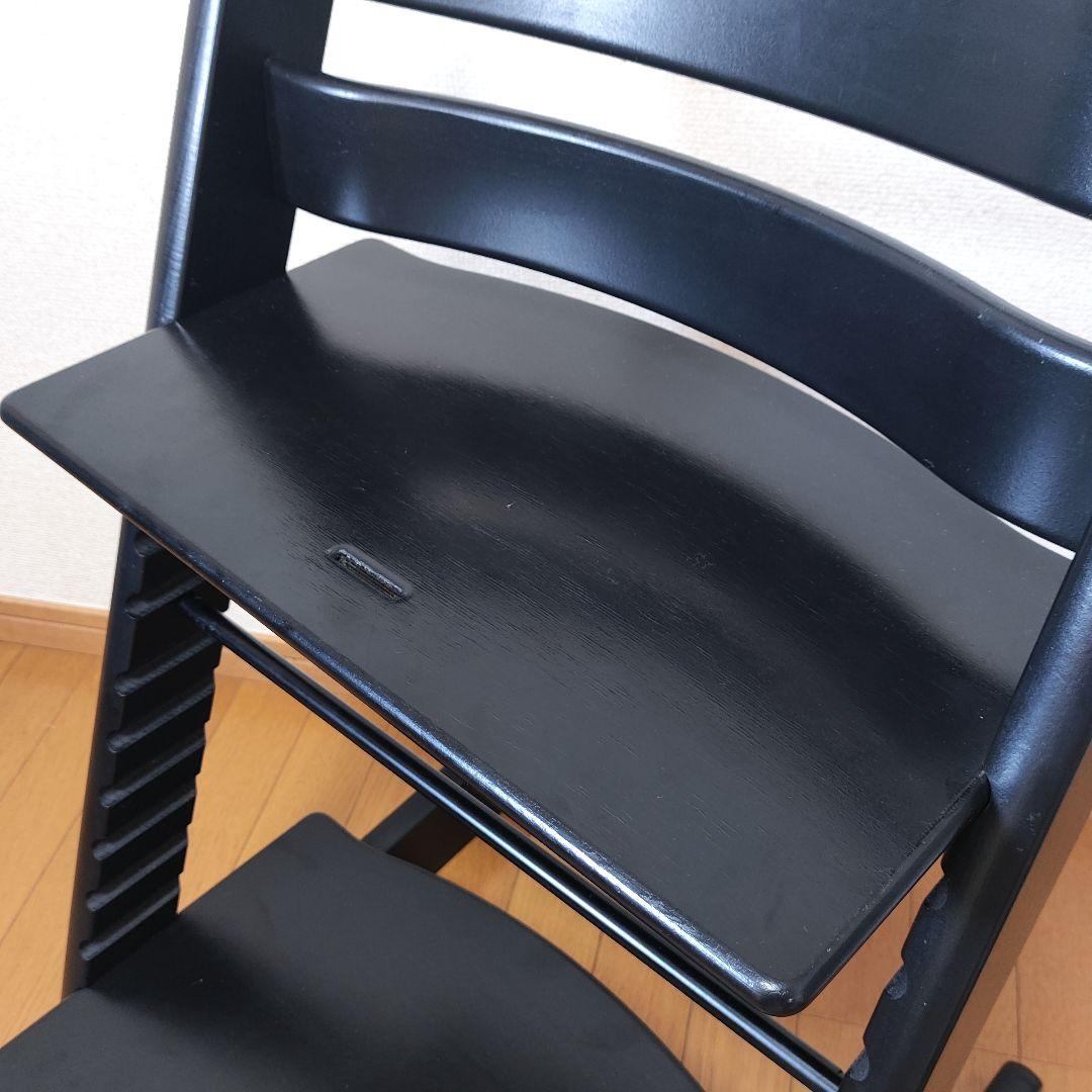【極美品】STOKKE No.4トリップトラップ ブラック 黒