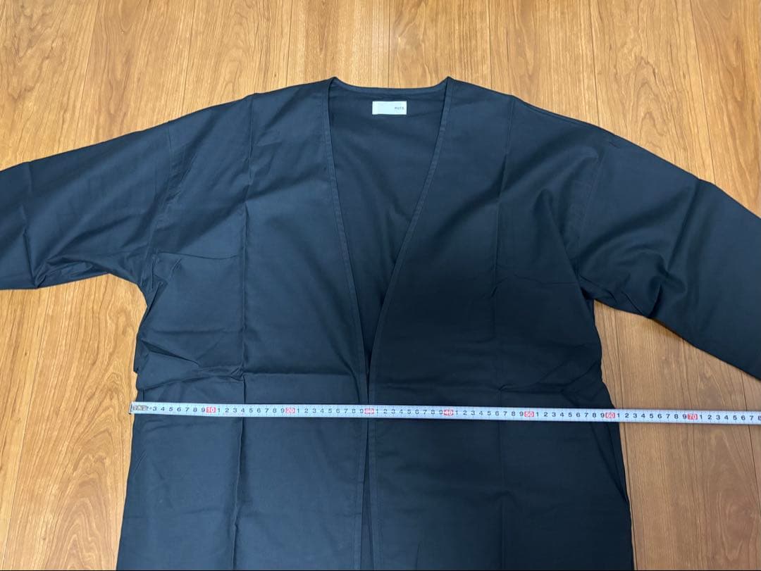 HUIS. 遠州織物 ハウス　huis 羽織もの　黒　新品未使用