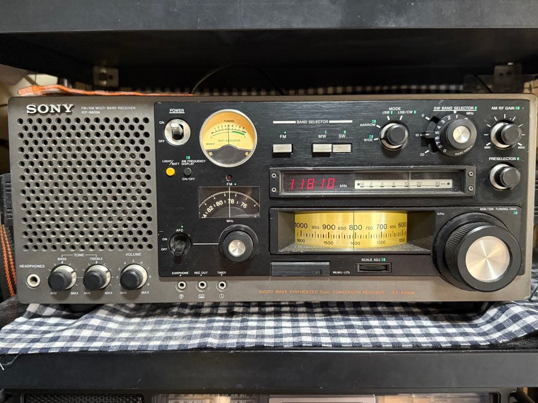 SONY ICF-6800A 31バンドマルチバンドレシーバー