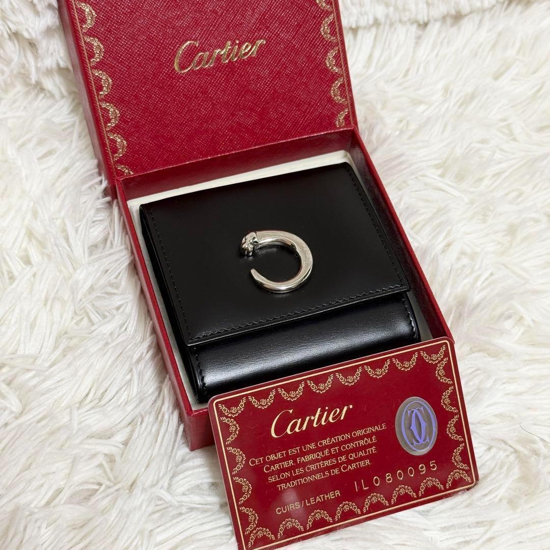 【未使用】Cartier カルティエ　パンテール　ケース　カーフスキン