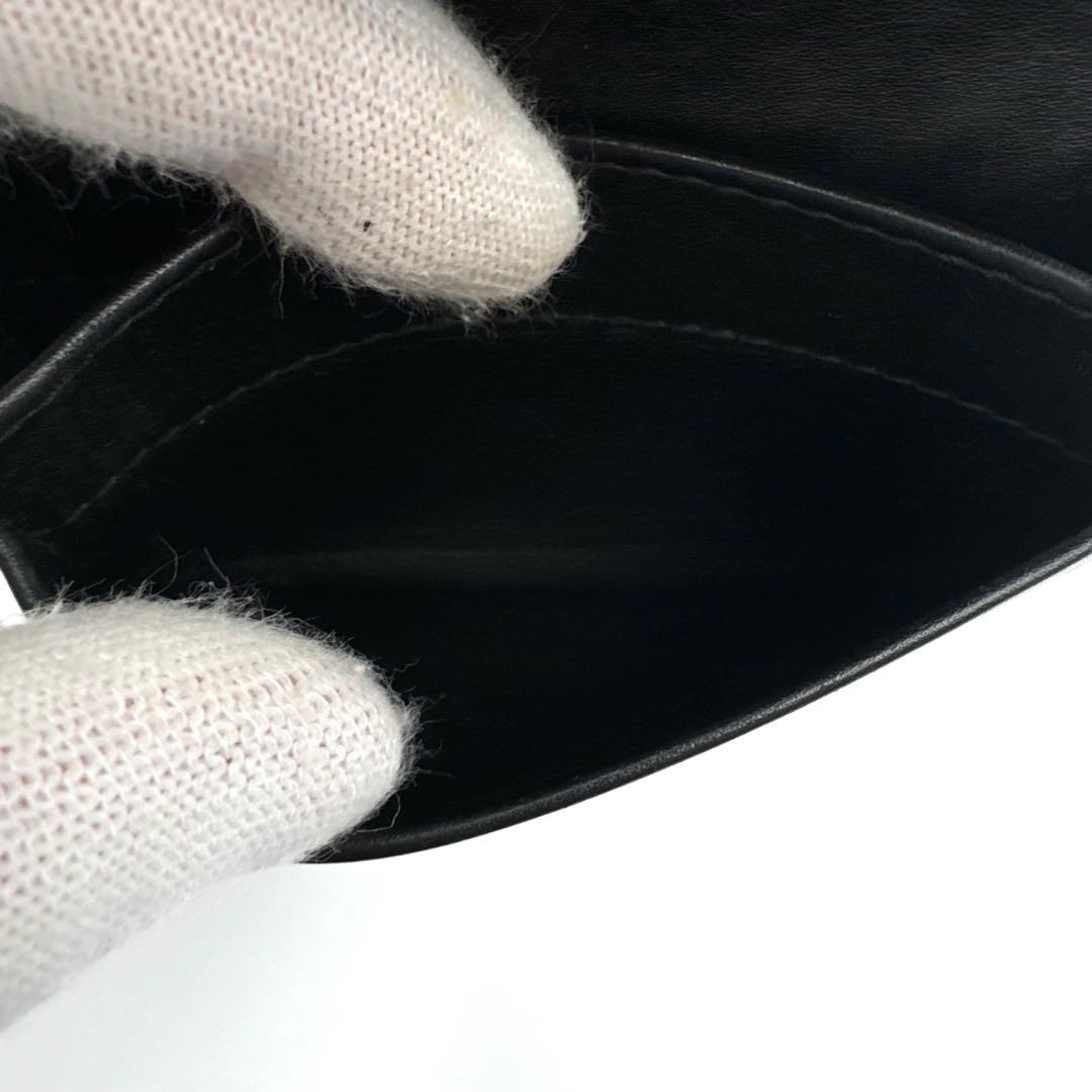 BOTTEGAVENETA 名刺入れ　ブラック　本革　イントレチャート