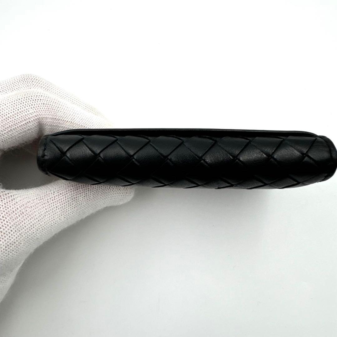 BOTTEGAVENETA 名刺入れ　ブラック　本革　イントレチャート