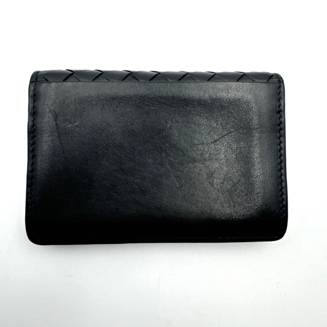 BOTTEGAVENETA 名刺入れ　ブラック　本革　イントレチャート
