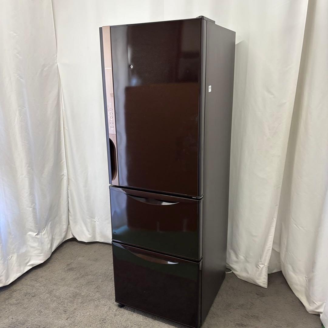72❤️冷蔵庫　日立　300-400ℓ　大型　綺麗　スリム　右開き　中古　設置無料
