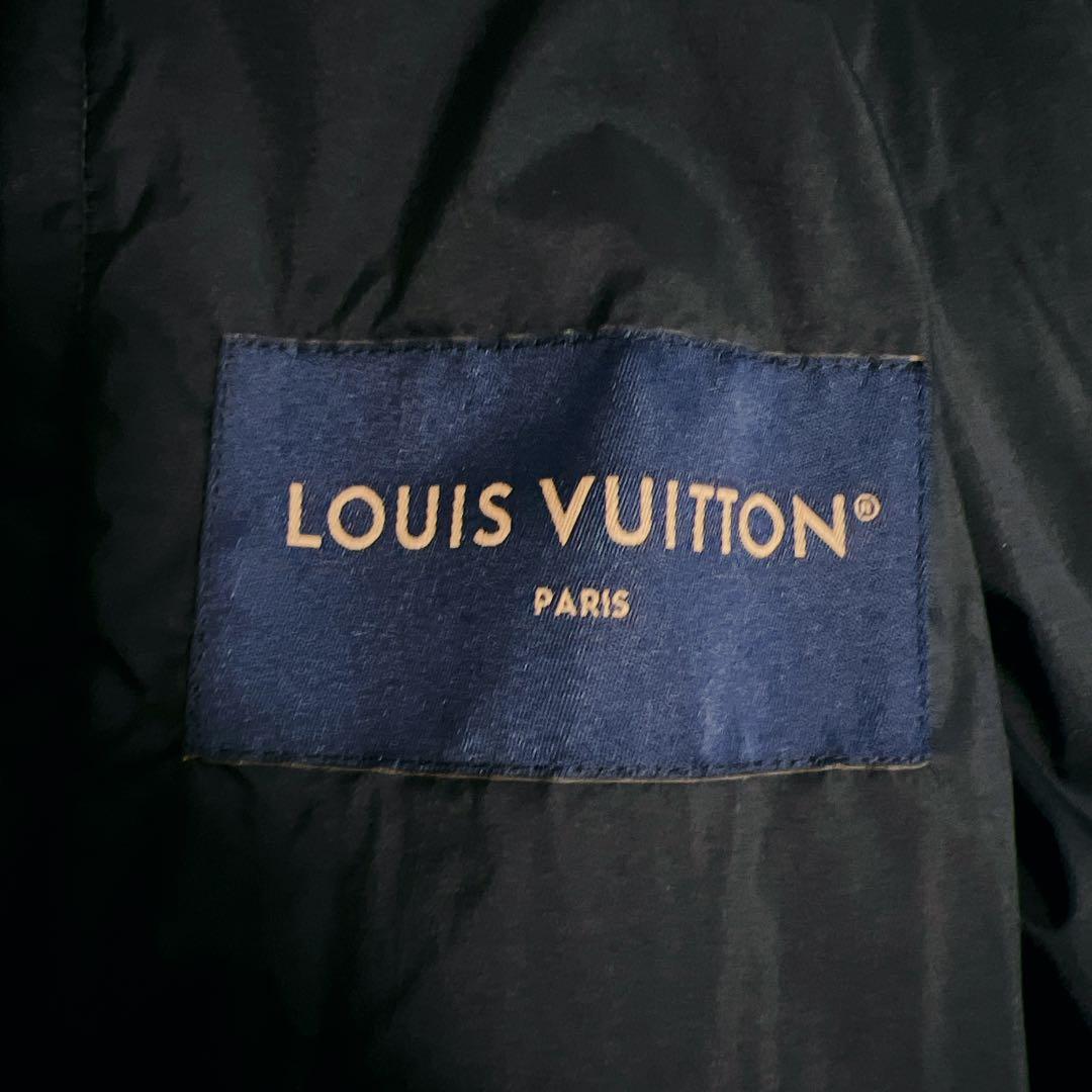 Louis Vuitton モノグラム　キルテッド　フーデッド　ブルゾン　黒