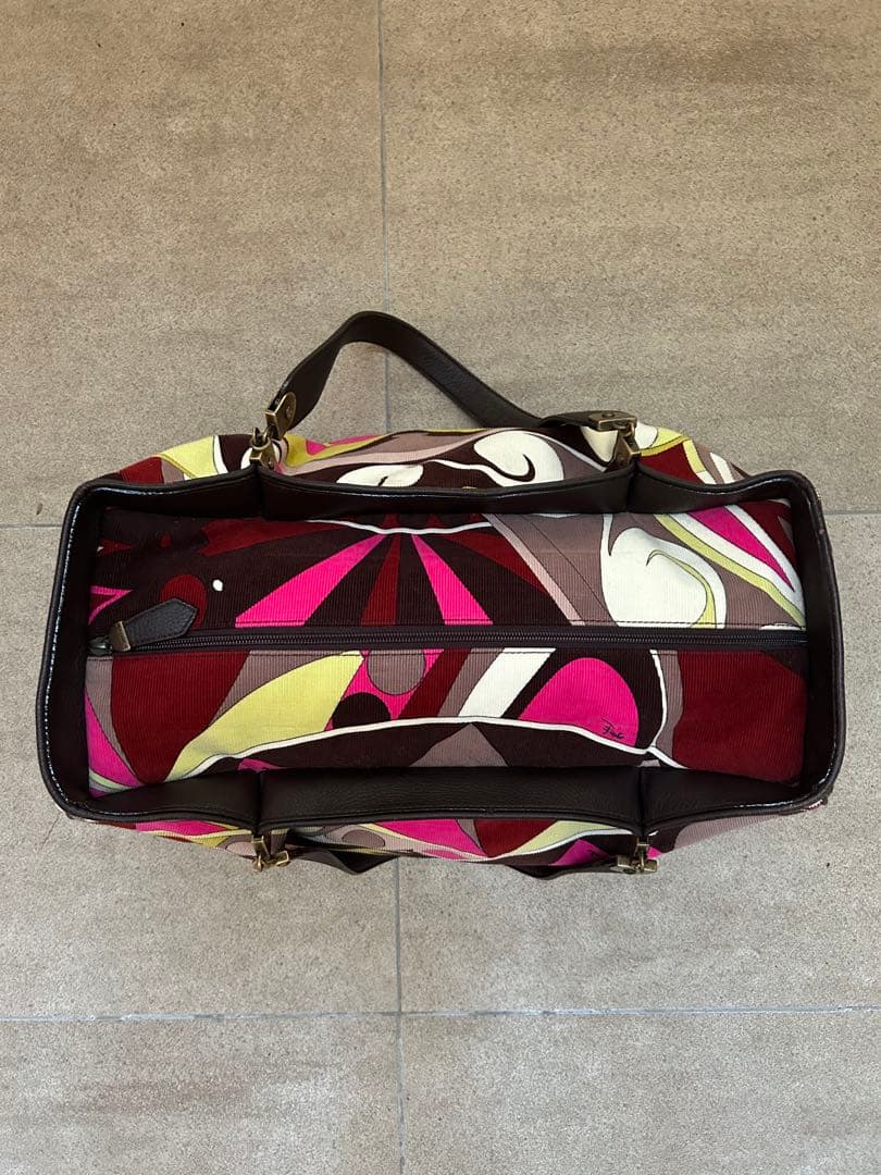 『未使用』EMLIO PUCCI エミリオプッチ　 希少　小型ボストンバック