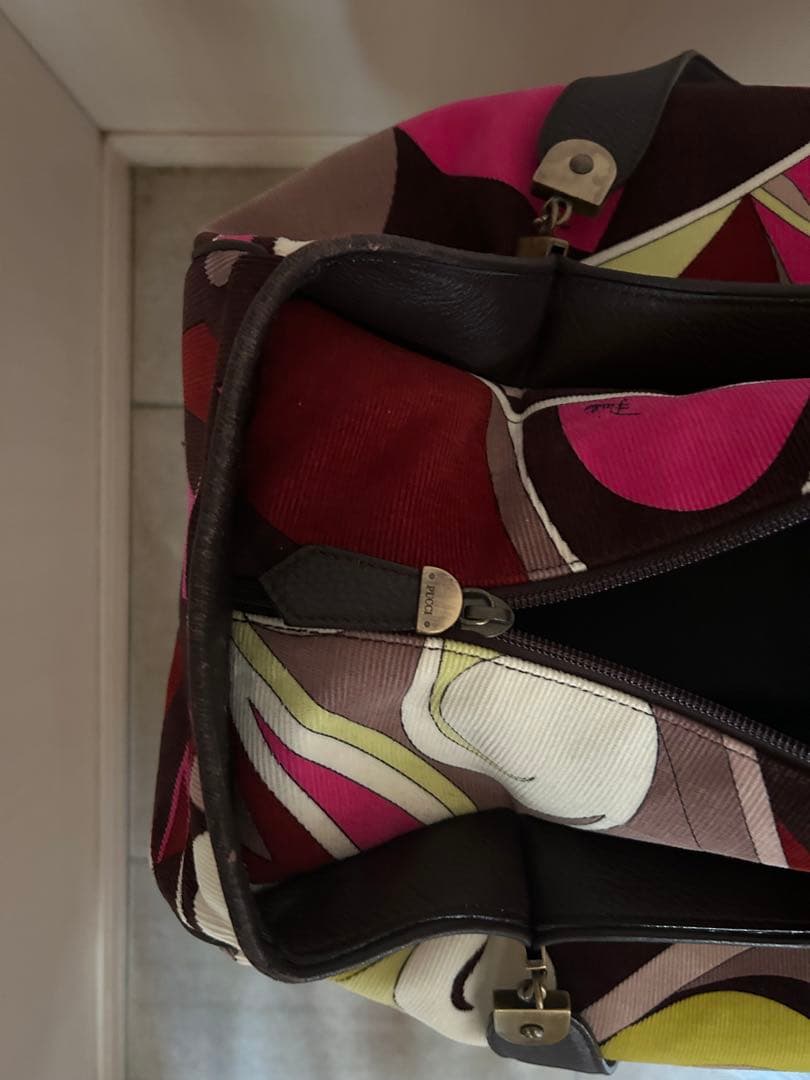 『未使用』EMLIO PUCCI エミリオプッチ　 希少　小型ボストンバック