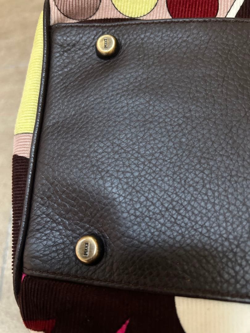 『未使用』EMLIO PUCCI エミリオプッチ　 希少　小型ボストンバック