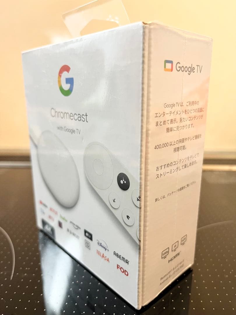 Chromecast 4K GA01919-JP新品未開封