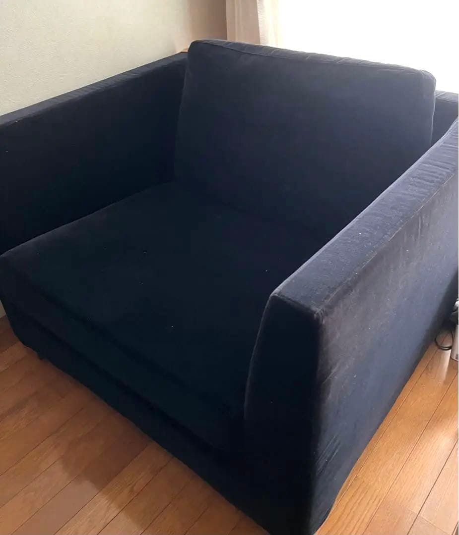 【送料込み】【匿名配送】IKEA ストックホルム　1人　ソファ（大きめ）