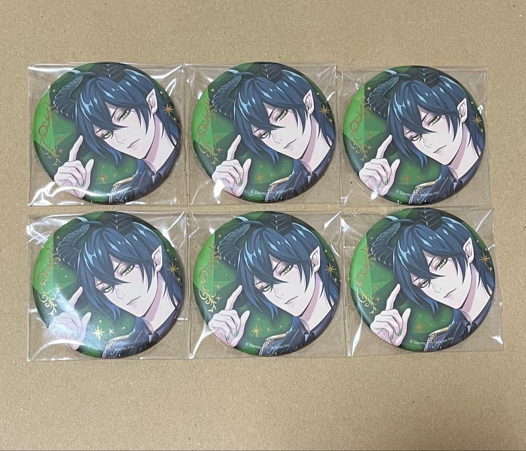 ツイステ　ブレイジングジュエル　ブレジュ　缶バッジ　6個　マレウス