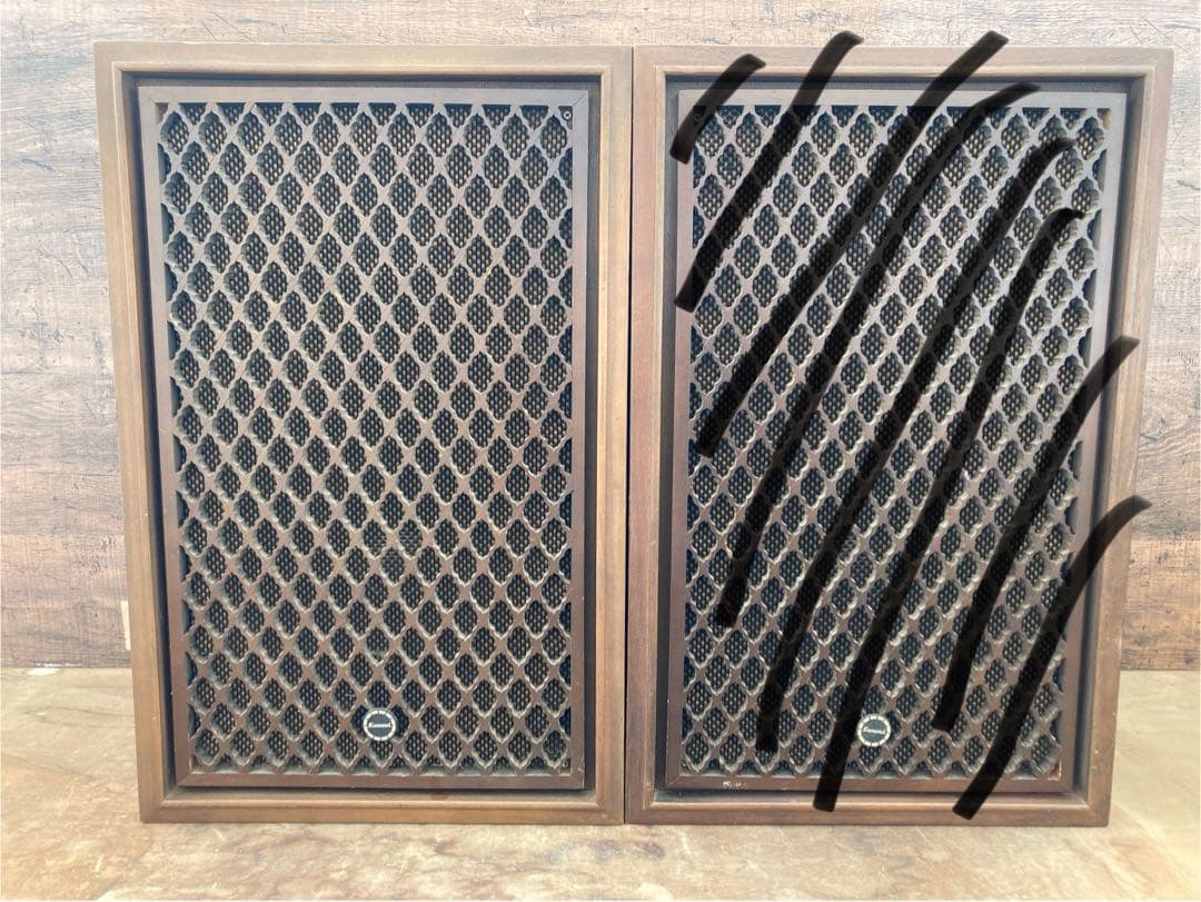 サンスイ　SP-50 ペア　1960年代スピーカー　管mpr