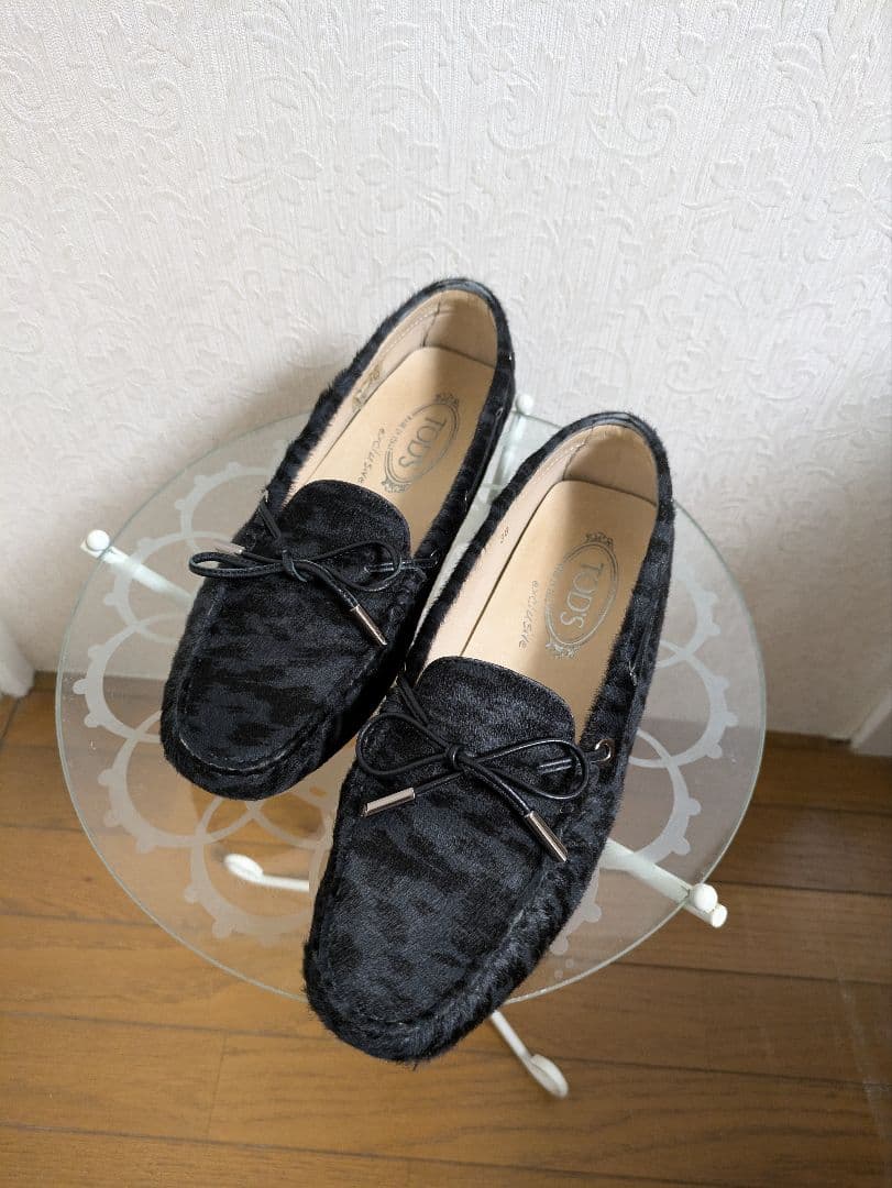 MOMOTOD'S ハラコ　ドライビングシューズ　8サイズ　美品