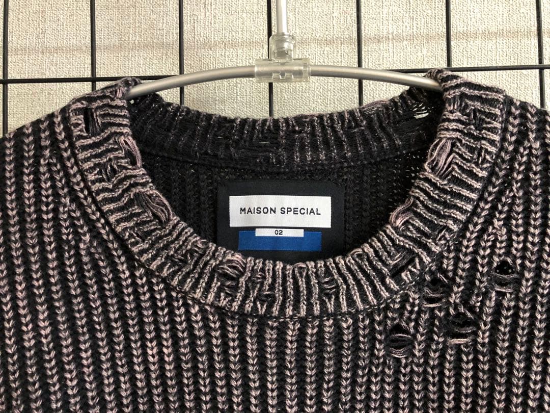 トップス MAISON SPECIAL /  Wash Damaged Knit