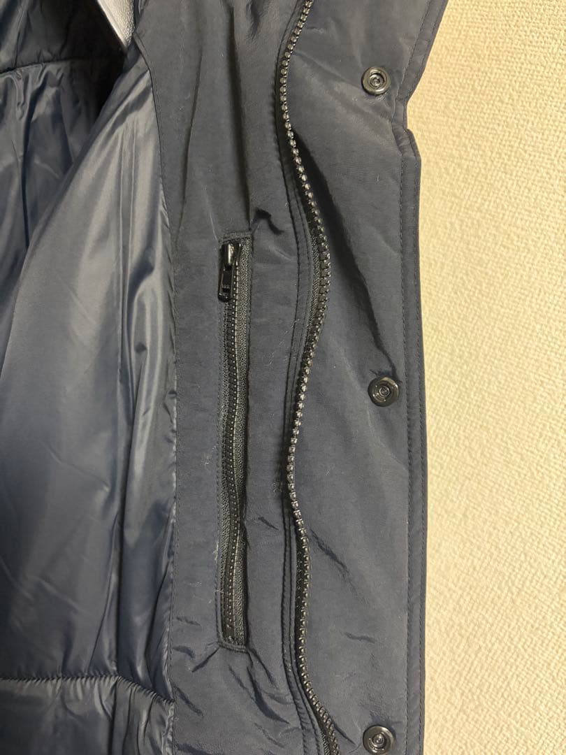 ENNOY PADDED NYLON BENCH COAT M ホワイトブラック