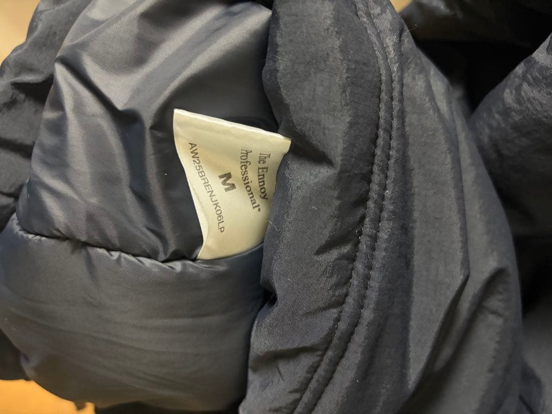 ENNOY PADDED NYLON BENCH COAT M ホワイトブラック