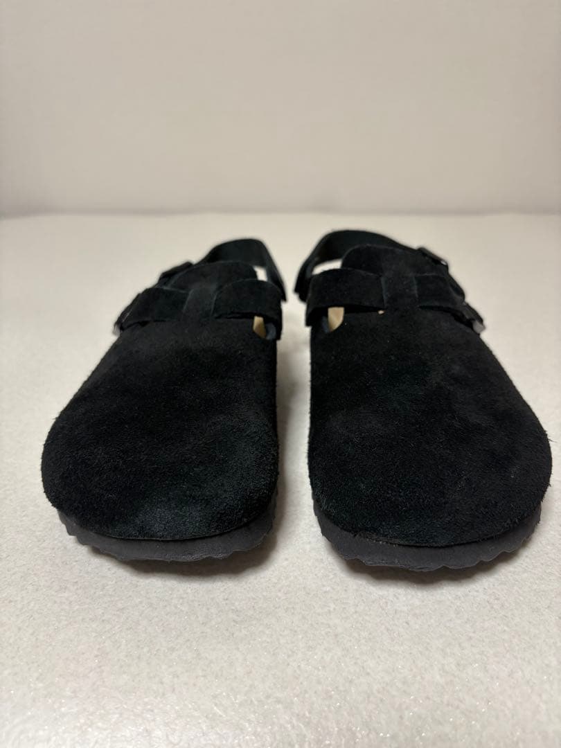 【美品】ビルケンシュトック tokio スエード サンダル黒38（24.5cm）