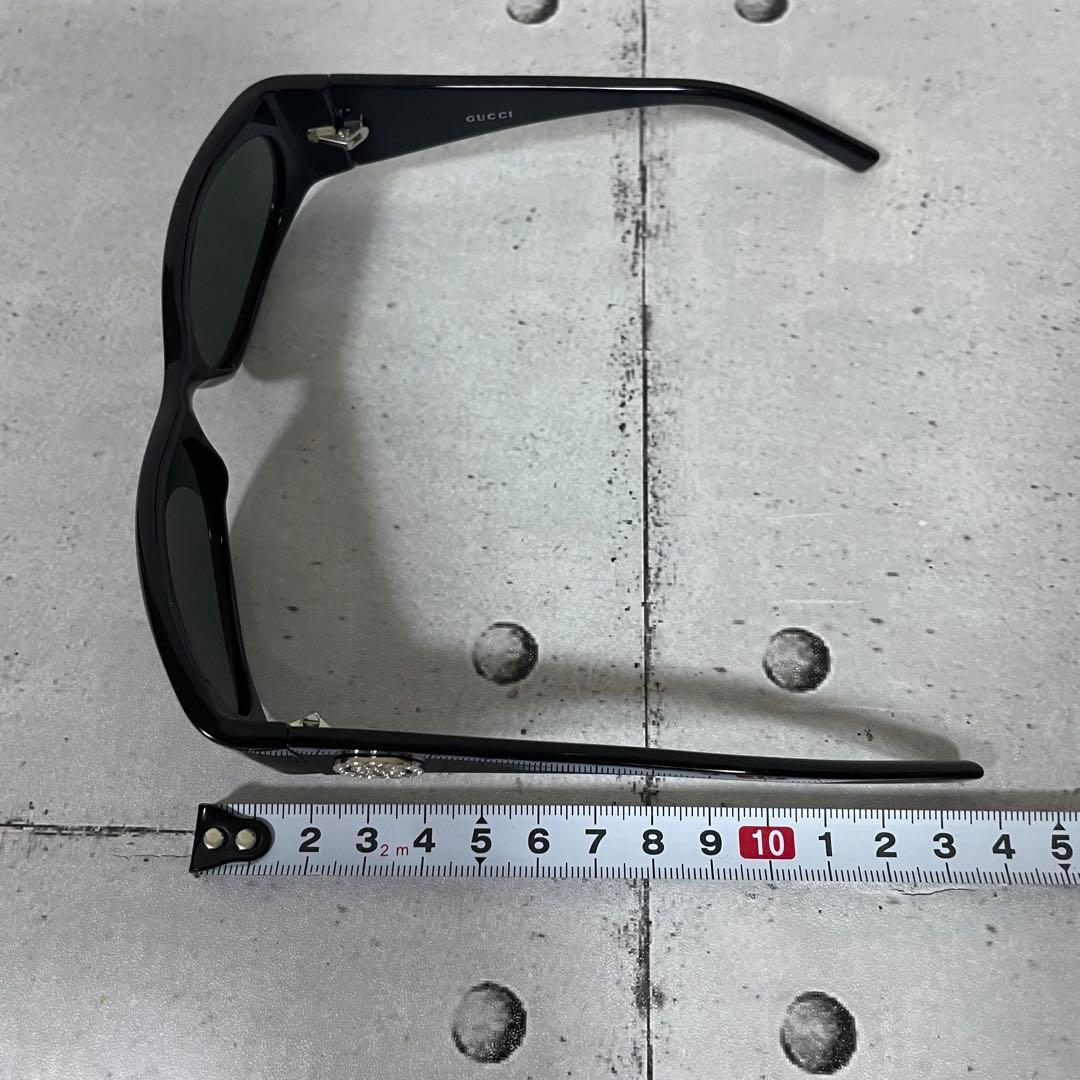 GUCCI グッチ　サングラス GGロゴ　インターロッキング ラインストーン 黒