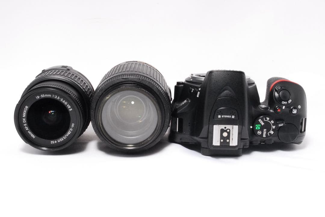 ❤️超望遠ダブルレンズ❤️Nikon D5500❤️WiFi機能搭載❤️一眼レフカメラ❤️