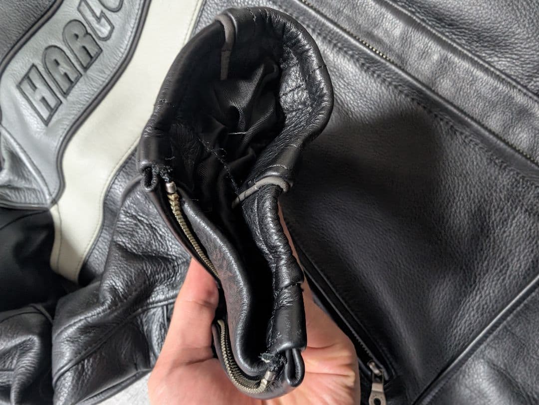 Harley-Davidson レザージャケット Mサイズ　Lサイズ相当？