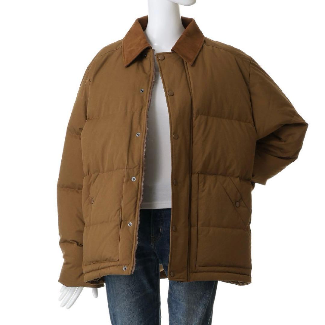 シンゾーン　スエードカラーダウンジャケット　キャメル　36