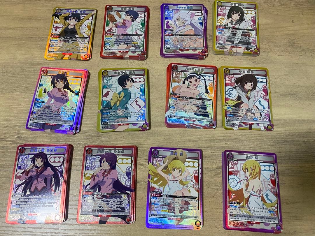 ユニオンアリーナ　化物語　SRまとめ120枚