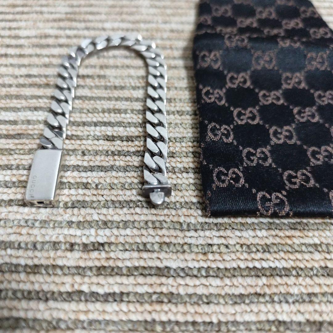 No(プロフ参照)さま専用 GUCCI 喜平シルバー　チエーンブレスレット