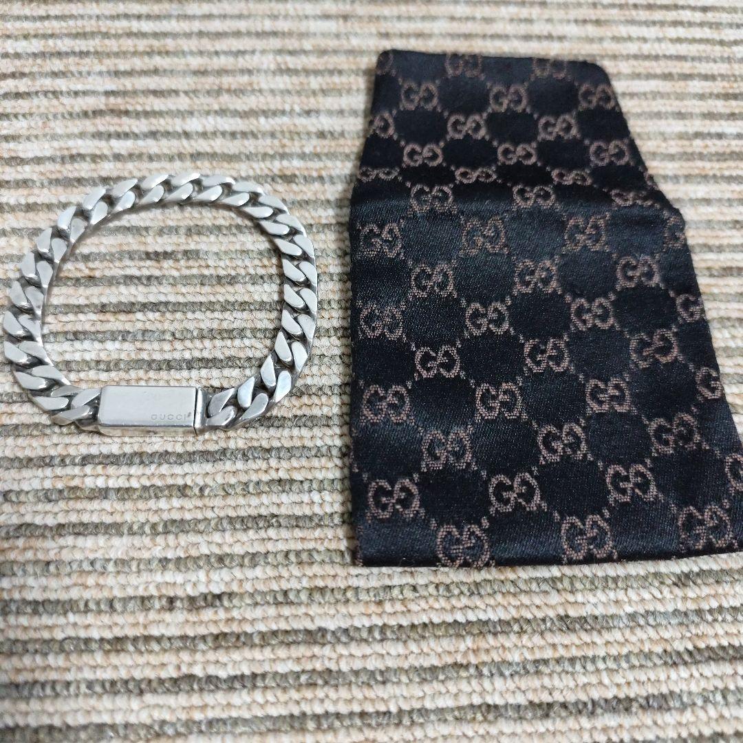 No(プロフ参照)さま専用 GUCCI 喜平シルバー　チエーンブレスレット