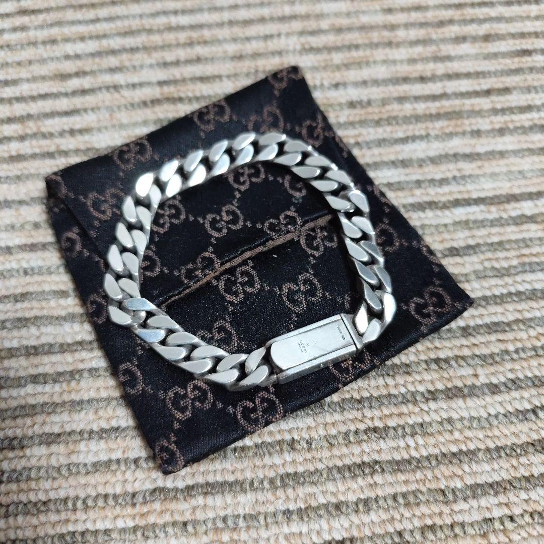 No(プロフ参照)さま専用 GUCCI 喜平シルバー　チエーンブレスレット