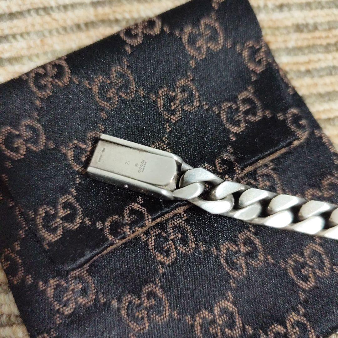 No(プロフ参照)さま専用 GUCCI 喜平シルバー　チエーンブレスレット