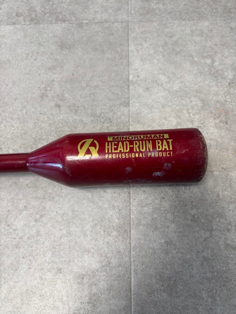 Amazing MINORUMAN HEAD-RUN BAT 赤 ジュニア