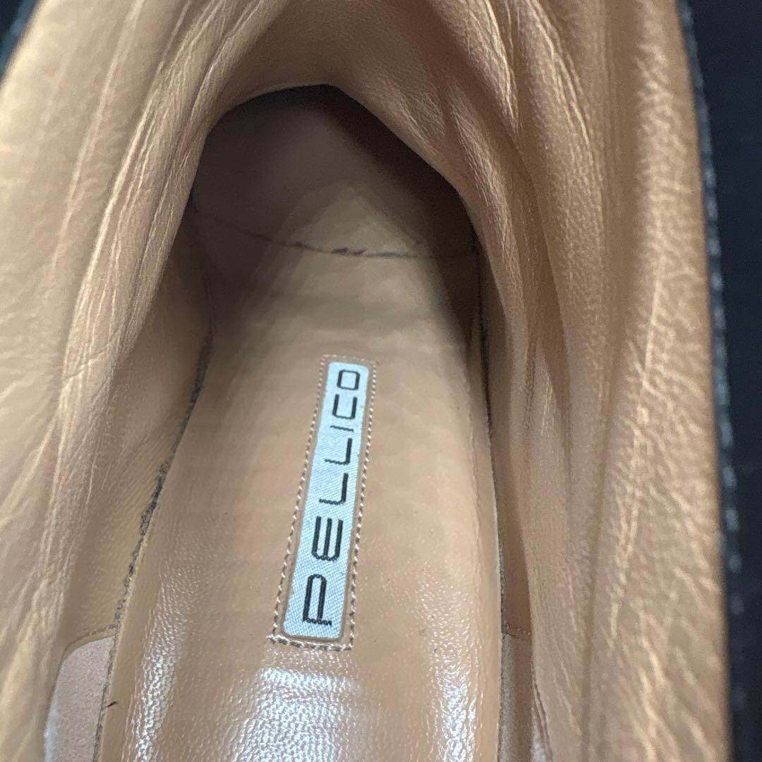 ✨美品✨ペリーコ TAXI バックジップ ショートブーツ【37】24cm 黒