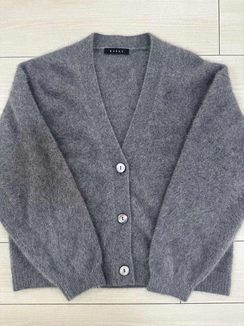 karry フォックスカシミヤ アンサンブル ニット グレー 新品未使用