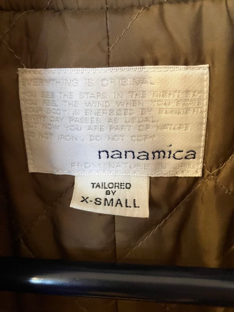 値下げ！ナナミカ nanamica ドンキーコート XSベージュ