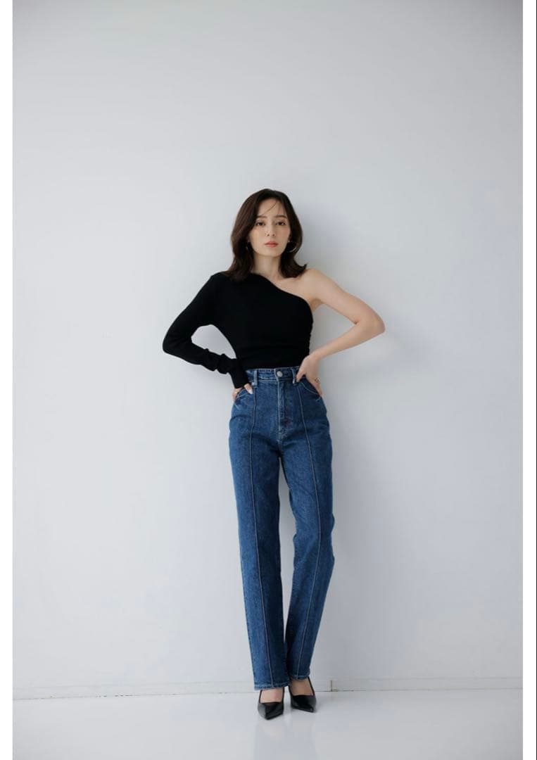 未使用 YANUK anuans Pintuck Straight OAB 23