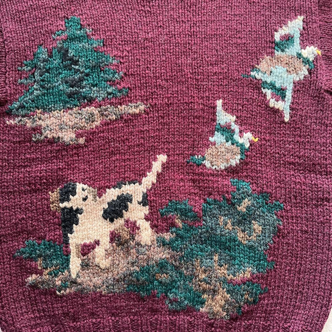 希少✨RALPH LAUREN ラルフローレン ニット ハンティング 犬