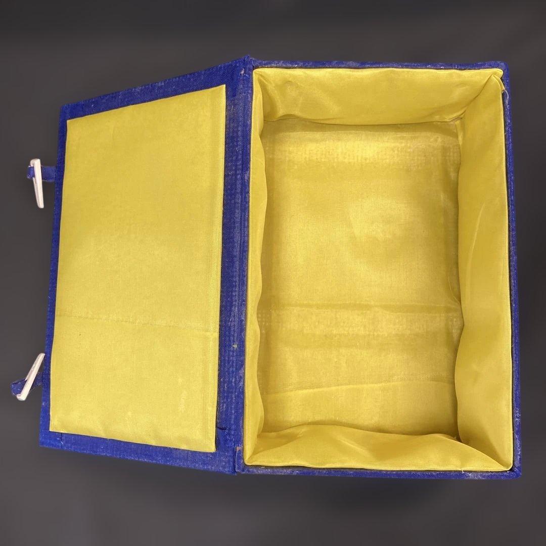 宮型置き時計 手巻き可動 瑠璃光ガラス レトロ時計