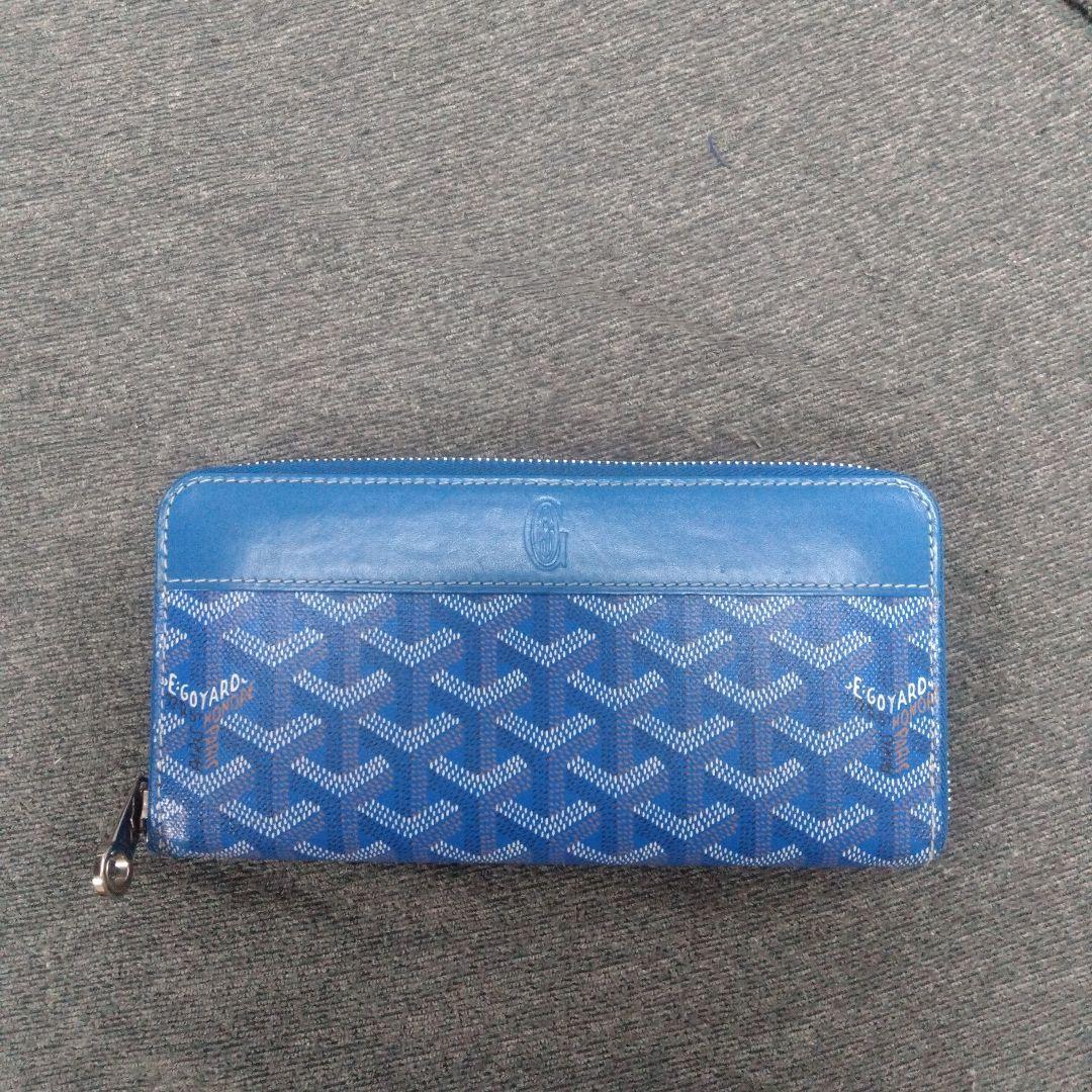 GOYARD　長財布　ブルー